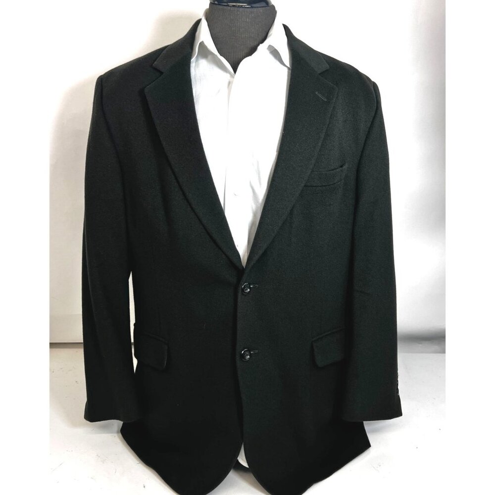 Jos. A. Bank Gordon Mens Dark Green 100% Cashmere Blazer Jacket‎ 44
